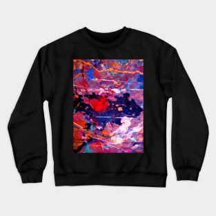 Perseption in Magenta - painting by Avril Thomas - Adelaide Artist Crewneck Sweatshirt